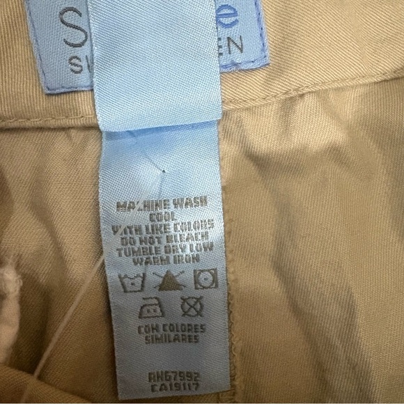 Sigrid Olsen Beige Straight Leg Cropped Pants Women’s Sz 4 NWT Nautical Classic - Picture 8 of 8